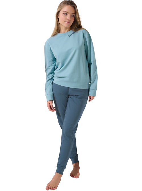 Pyjama pantalon resserré top manches longues delightful - Kiabi Pyjama pantalon resserré top manches longues delightful - Kiabi