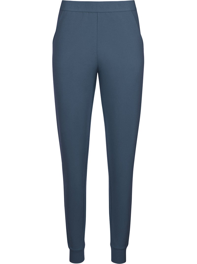 Pyjama pantalon resserré top manches longues delightful Bleu - Kiabi