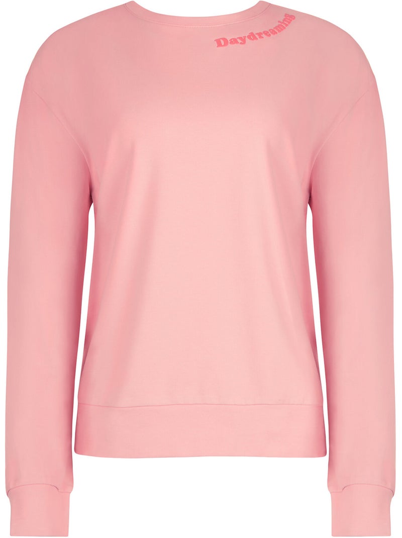 Pyjama pantalon resserré top manches longues delightful Rose - Kiabi