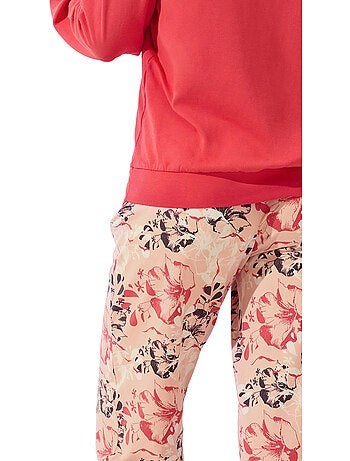 Pyjama pantalon resserré top manches longues ocean