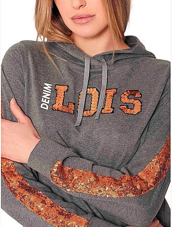 Pyjama pantalon sweat capuche bright