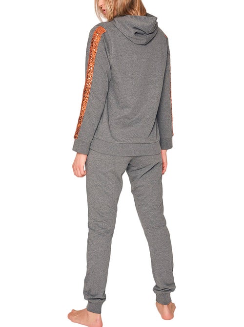 Pyjama pantalon sweat capuche bright - Kiabi