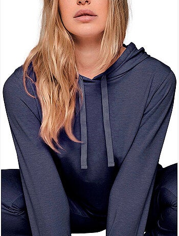 Pyjama pantalon sweat capuche make it happen