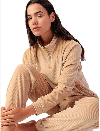Pyjama pantalon sweat manches longues adm home