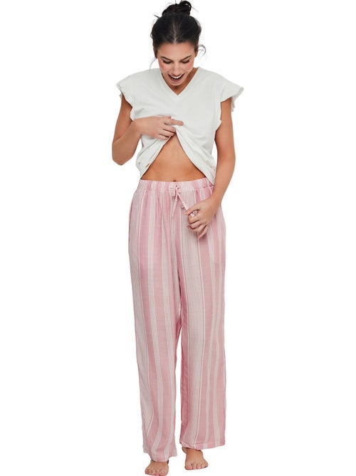 Pyjama pantalon t-shirt homewear p120 - Kiabi Pyjama pantalon t-shirt homewear p120 - Kiabi