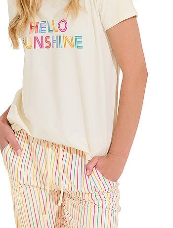 Pyjama pantalon t-shirt summer