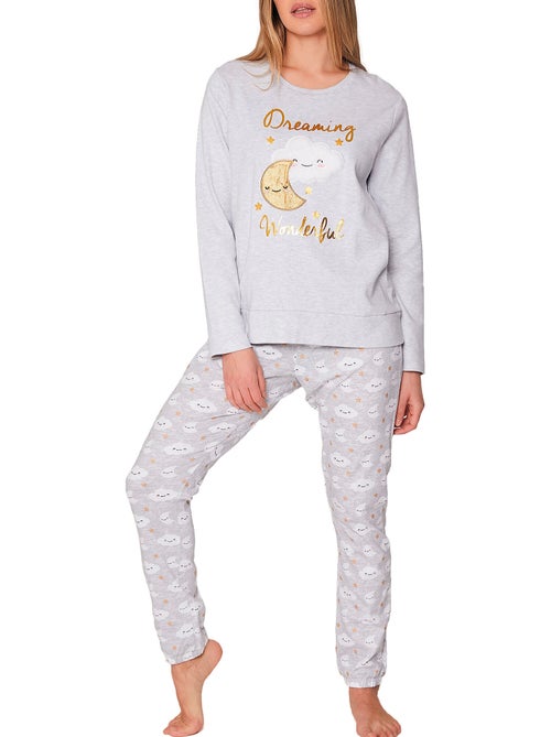 Pyjama pantalon top dreaming wonderful - Kiabi