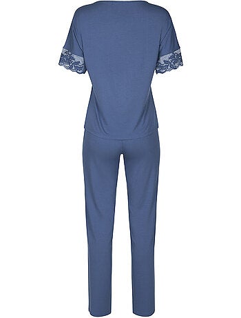 Pyjama pantalon top manches courtes juliette
