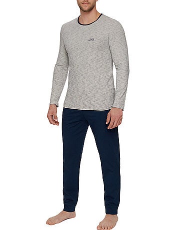 Pyjama pantalon top manches longues atlas