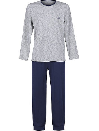 Pyjama pantalon top manches longues atlas