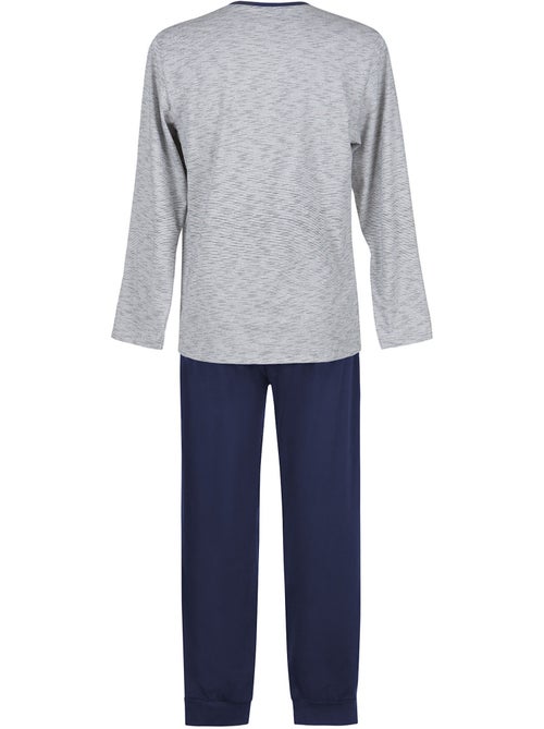 Pyjama pantalon top manches longues atlas - Kiabi Pyjama pantalon top manches longues atlas - Kiabi