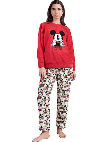 Pyjama pantalon top manches longues best mickey disney