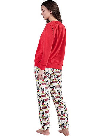 Pyjama pantalon top manches longues best mickey disney