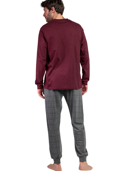 Pyjama pantalon top manches longues calling - Kiabi Pyjama pantalon top manches longues calling - Kiabi