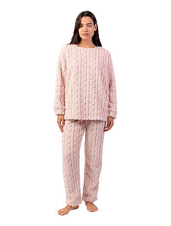 Pyjama pantalon top manches longues chains