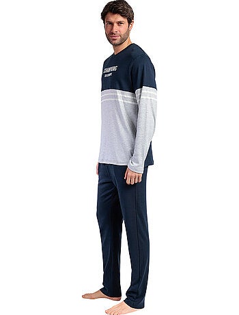 Pyjama pantalon top manches longues champions
