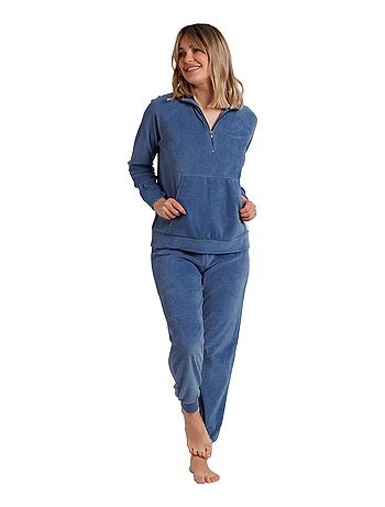 Pyjama pantalon top manches longues corduroy