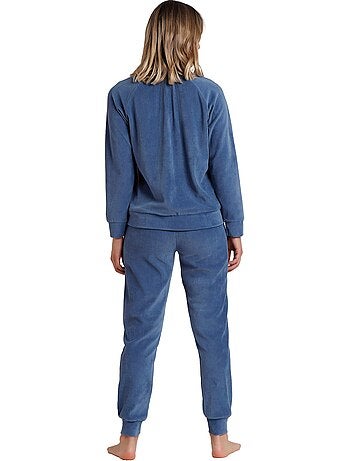 Pyjama pantalon top manches longues corduroy