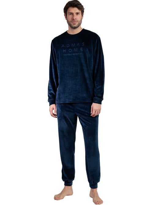 Pyjama pantalon top manches longues corduroy - Kiabi Pyjama pantalon top manches longues corduroy - Kiabi