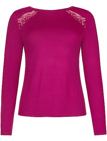 Pyjama pantalon top manches longues evelyn