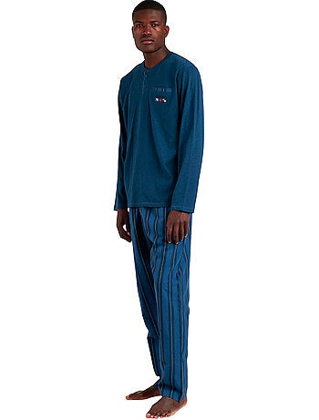Pyjama pantalon top manches longues flags antonio miro