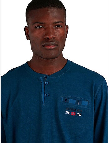 Pyjama pantalon top manches longues flags antonio miro