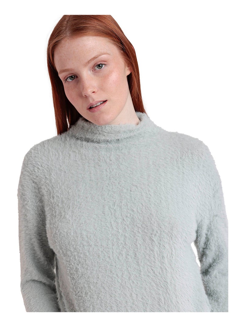 Pyjama pantalon top manches longues furry Bleu - Kiabi
