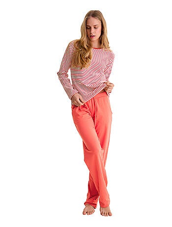 Pyjama pantalon top manches longues infinity