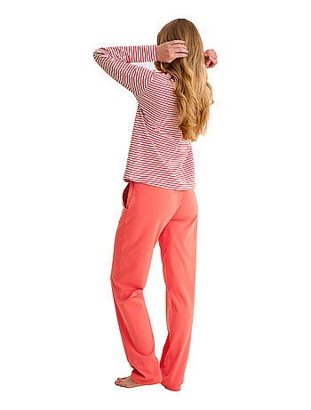 Pyjama pantalon top manches longues infinity