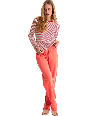 Pyjama pantalon top manches longues infinity