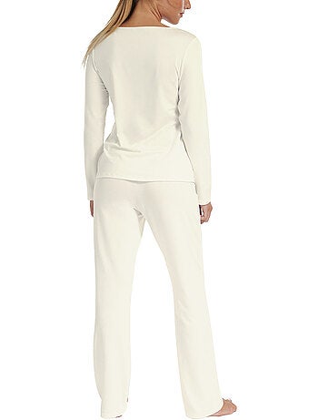 Pyjama pantalon top manches longues liv mariage