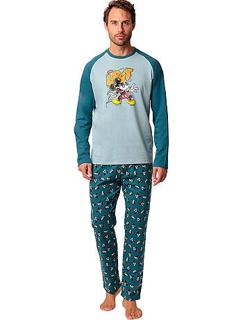 Pyjama pantalon top manches longues lost mickey disney