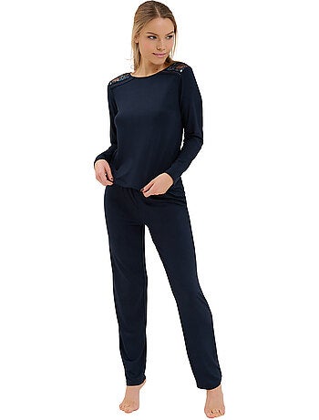 Pyjama pantalon top manches longues mirabelle