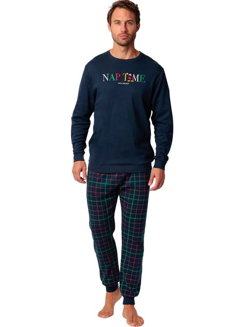 Pyjama pantalon top manches longues nap time disney - Kiabi Pyjama pantalon top manches longues nap time disney - Kiabi