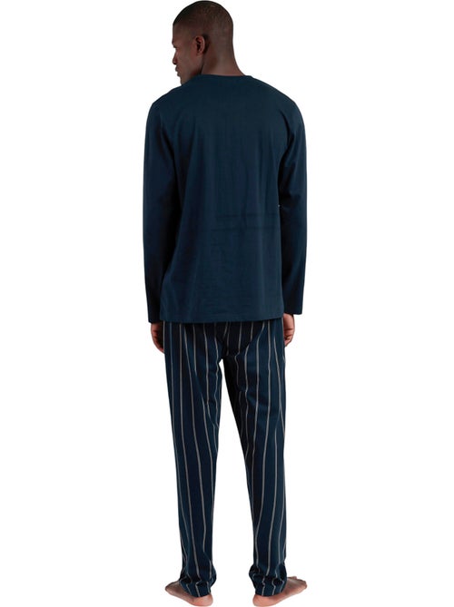 Pyjama pantalon top manches longues navy collection - Kiabi Pyjama pantalon top manches longues navy collection - Kiabi