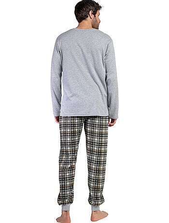 Pyjama pantalon top manches longues never give up