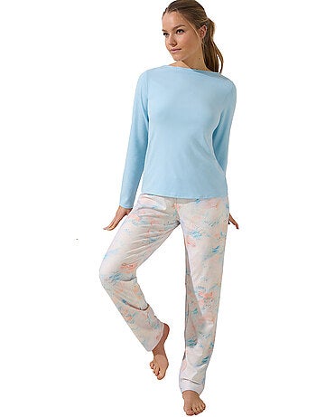 Pyjama pantalon top manches longues olena