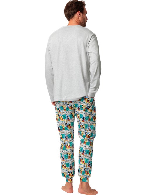 Pyjama pantalon top manches longues original mickey disney - Kiabi Pyjama pantalon top manches longues original mickey disney - Kiabi