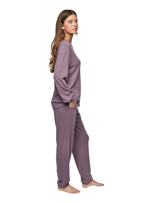 Pyjama pantalon top manches longues p106 cloud nine - Kiabi