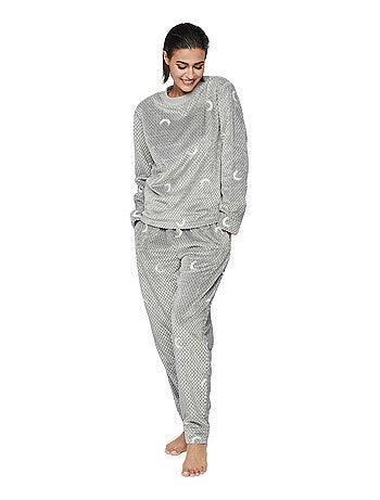 Pyjama pantalon top manches longues p112 etoile de soir