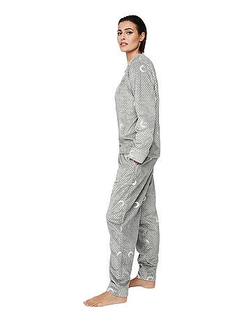 Pyjama pantalon top manches longues p112 etoile de soir