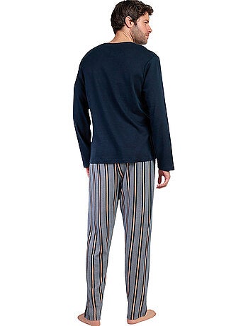 Pyjama pantalon top manches longues pointe antonio miro