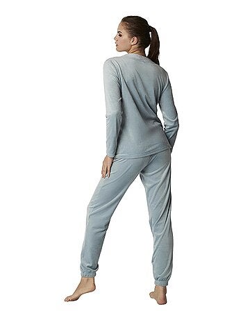 Pyjama pantalon top manches longues polarsoft
