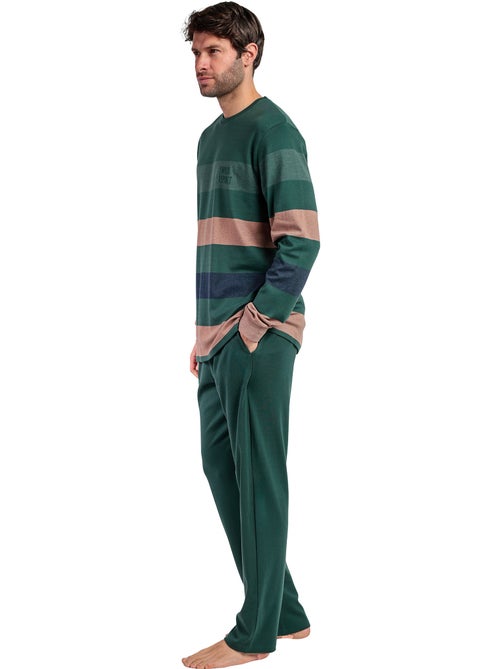 Pyjama pantalon top manches longues rayas wild spirit - Kiabi