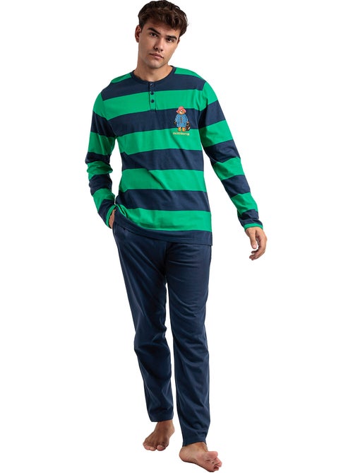 Pyjama pantalon top manches longues rugby paws paddington - Kiabi Pyjama pantalon top manches longues rugby paws paddington - Kiabi