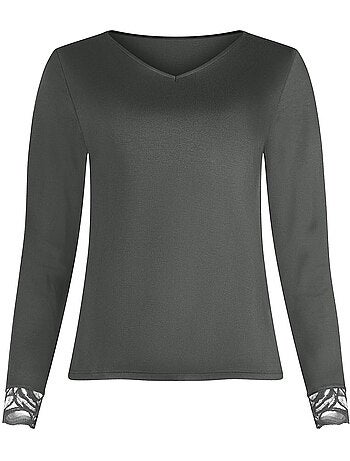 Pyjama pantalon top manches longues ruth