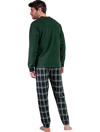 Pyjama pantalon top manches longues smeraldo