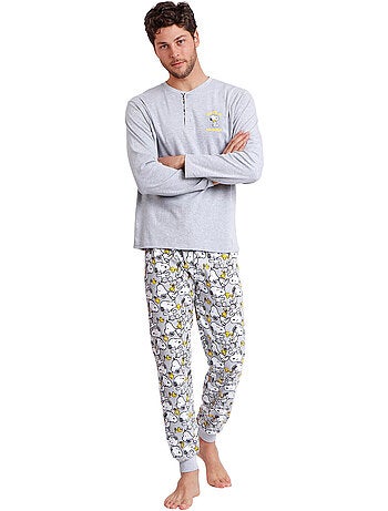 Pyjama pantalon top manches longues snoopy funny peanuts