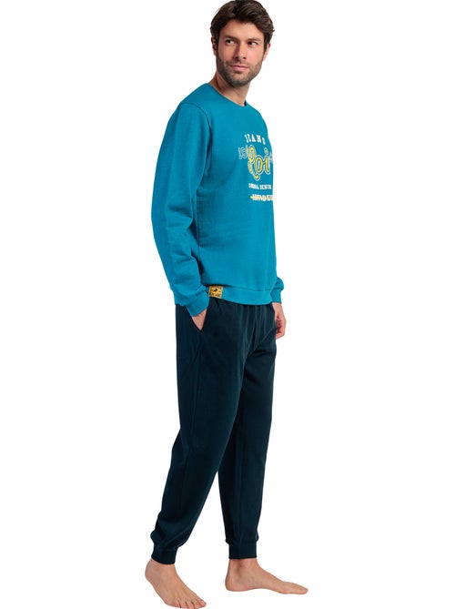 Pyjama pantalon top manches longues snow lois - Kiabi Pyjama pantalon top manches longues snow lois - Kiabi