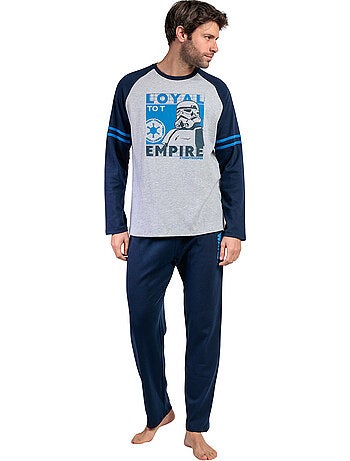 Pyjama pantalon top manches longues sport star wars
